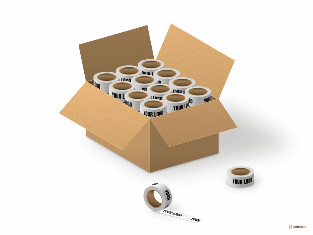 36 rolls per case, printed with your logo.