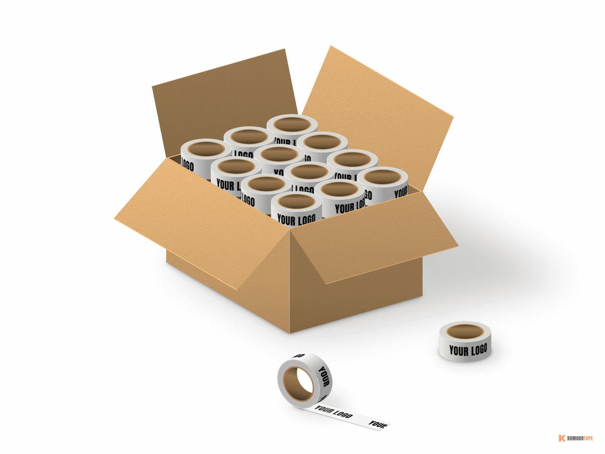36 rolls per case, printed with your logo.